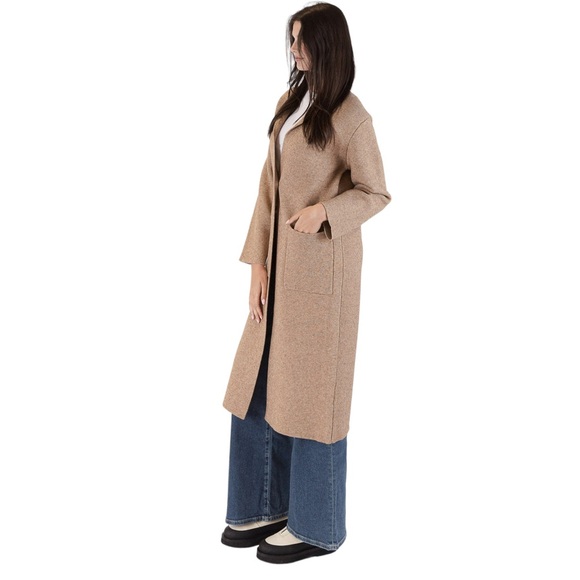 NEW Lyla + Luxe Judith Long Single Breasted Duster Sweater Blazer Coat Jacket XS - Picture 2 of 10